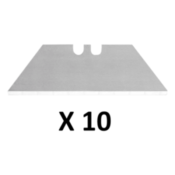Navaja de Reemplazo / 0.5 mm Grosor / Acero Inoxidable / 10 Piezas / Uso Pesado