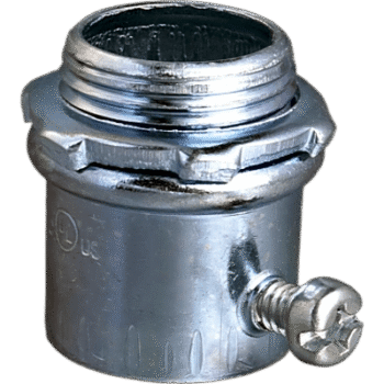 Conector EMT / 3/4" (19 mm) / Tubo Pared Delgada / Tornillo Americano / Galvanizado / UL Listed