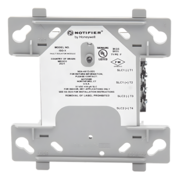 Módulo Aislante de Fallas / Lazo SLC Direccionable / Cortocircuito Cable a Cable / Alimentación por Lazo / Caja 4" (10.16 cm)