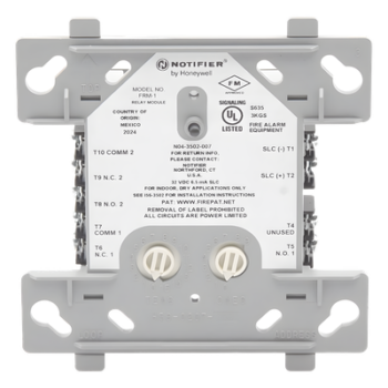 Módulo de Relevador Direccionable / 2 Contactos Secos Form-C / Protocolo FlashScan / Direccionamiento 01-159 / Alimentado por Lazo SLC