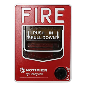 Estación Manual de Alarma Contra Incendio / Doble Acción / Con Cerradura y Llave / Exterior / UL 38 / ADA / Caja SB-I/O Incluida