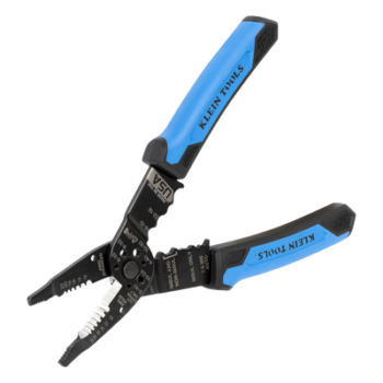 Pinzas Multiuso / Pelacables Sólidos 10-20 AWG / Trenzados 12-22 AWG / Ponchado Terminales 10-22 AWG / Corte Tornillos 4-40 a 10-32 / Punta Estrecha