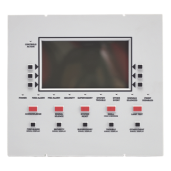 Anunciador Remoto LCD / 640 Caracteres / Retroiluminación Controlada / Teclado de Goma / Puerto RDP hasta 1219 m (4000 ft)