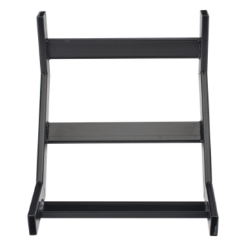 Curva Vertical Interior 90° / Escalera Tubular 1.5' x 12' / Radio 12' (39.4 ft) / Acero con Epóxico Negro / Incluye Accesorios de Instalación