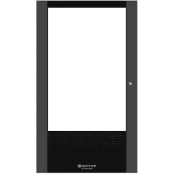 Puerta para Gabinete de Control / Acero Calibre 16 / Apertura 120° / Cerradura con Llave / Tres Niveles / Certificación UL y FM