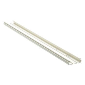 Canaleta Base No Metálica / PVC Rígido / 60.3 x 18.5 x 3000 mm / UL94V-0 / 600V / Blanco Mate