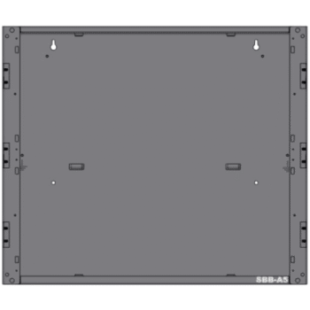Backbox para Panel de Alarma Contra Incendio / Acero Calibre 16 / 1 Nivel / 25.41 x 20.31 x 5.50 pulgadas (64.5 x 51.6 x 14 cm) / Compatible con Serie CAB-5
