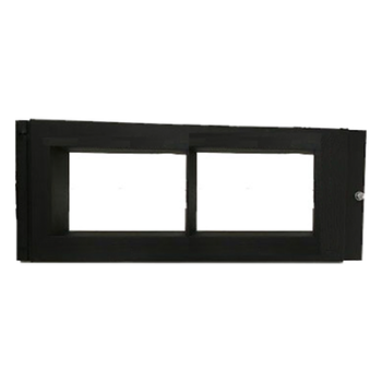 Placa de Revestimiento / Anunciador Gráfico 10 Pulgadas / Fila 2-4 / Gabinete CAB-4 / Color Negro