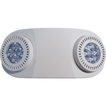 Luminaria de Emergencia LED / 700 Lúmenes / 5000K / Autonomía 90 min / Entrada Universal 120-277 VAC / 2 Cabezales Ajustables / IP Interior