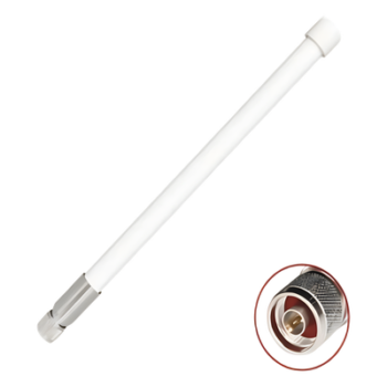 Antena Omnidireccional / Doble Banda 2.4 GHz y 5 GHz / Ganancia 7 dBi y 10 dBi / Exterior / Cobertura 360° / Polarización Vertical