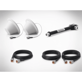 Kit de Expansión de Antenas / 2 Domos / Divisor 3 Salidas / Jumpers 3 m (9.8 ft) y 15 m (49.2 ft)
