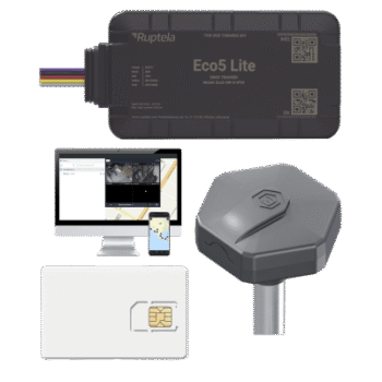 Rastreador Vehicular y Monitoreo de Flota / BLE 5.0 y GNSS / LTE CAT1 y LTE-M con Respaldo 2G / GNSS U-blox / IP54 / -20 °C a +40 °C / Acelerómetro de 3 Ejes / Suministro 9-32 V / Batería Interna / -6.6 °F a +104 °F