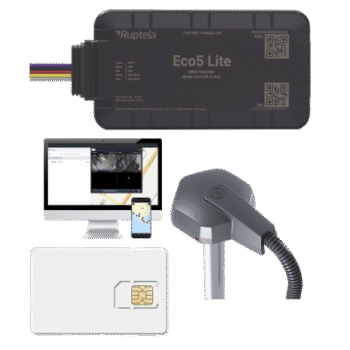 Rastreador Vehicular y Monitoreo de Flota / BLE 5.0 y GNSS / LTE CAT1 y LTE-M con Respaldo 2G / GNSS U-blox / IP54 / -20 °C a +40 °C / Acelerómetro de 3 Ejes / 9-32 V / Batería Interna