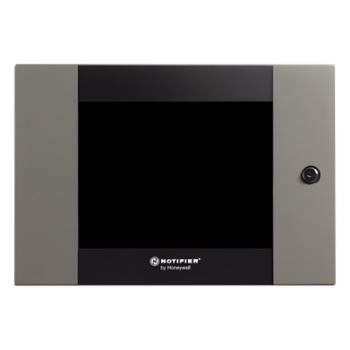 Gabinete de Montaje en Superficie / Acero Calibre 18 / Para Pantalla 10 Pulgadas y Módulo de Comunicación / Puerta con Cerradura y Ventana de Lexan / Entradas para Conducto / Color Negro