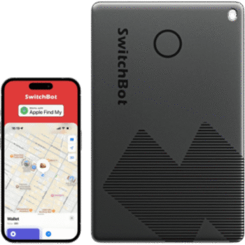 Localizador de Billetera / Compatible Apple Find My / Bluetooth BLE / NFC 13.56 MHz / IP67 / Batería 540 mAh / 3 Años Autonomía / 85 x 54 x 2.5 mm (3.3 x 2.1 x 0.1 in)
