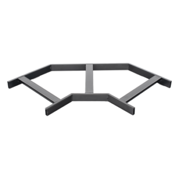 Curva Horizontal para Bandeja Tubular / 90° / Radio 12' (3.66 m) / Peralte 1.5' (38.1 mm) / Ancho 12' (304.8 mm) / Acero con Recubrimiento Epóxico