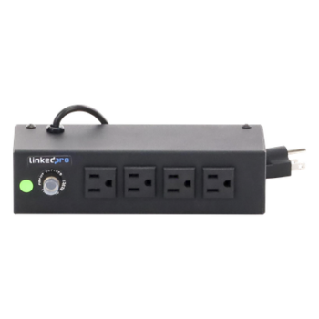 Regleta de Alimentación / 4 Contactos NEMA 5-15R / 120Vca / 10A Máx. / Montaje Escritorio o Pared
