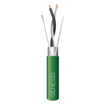 Cable de Datos EIA-485 / 2x22 AWG / Blindado Trenzado / Plenum / Bobina 305 m (1000 ft) / Verde