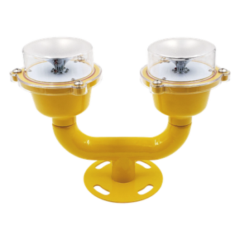 Lámpara de Obstrucción Aeronáutica / Doble LED Rojo / IP65 / 4 Modos de Operación / Bajo Consumo ≤3W / FAA L-810 / -40℃～70℃