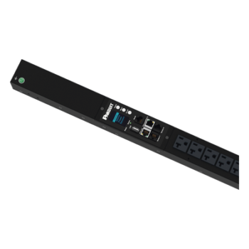 PDU Monitoreable / 16 Salidas NEMA 5-20R / Entrada NEMA 5-15P / Vertical / 120 Vca / 15 A / Cable 3 m (9.8 ft) / Rango 10°C a 60°C