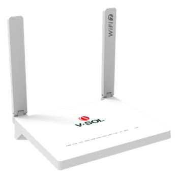 ONU GPON/EPON con Wi-Fi 7 / 1 Puerto 2.5 Gbps / 3 Puertos Gigabit / Puerto PON SC/UPC / Hasta 3600 Mbps