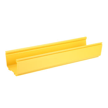 Canaleta para Cableado Estructurado / PVC Rígido / 6x4 Pulgadas / 3 m (9.8 ft) de Largo / Capacidad 3819 Cables / Color Amarillo