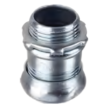 Conector de Compresión / Acero Galvanizado / 1/2" (13 mm) / Pared Delgada / UL Listed